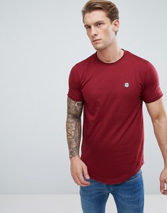 Длинная футболка с необработанным краем Le Breve - Красный