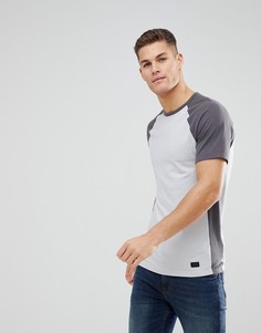 Серая футболка с круглым вырезом Abercrombie & Fitch Athleisure - Серый