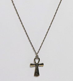 Ожерелье с коптским крестом Reclaimed Vintage Inspired эксклюзивно для ASOS - Золотой