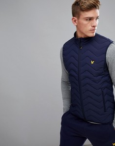 Темно-синий жилет Lyle & Scott Fitness Foulkes - Темно-синий