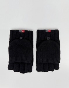 Черные варежки-перчатки The North Face - Черный