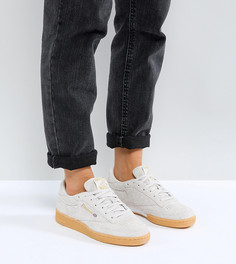 Эксклюзивные серые кроссовки Reebok Club C - Фиолетовый