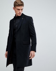 Черное пальто Burton Menswear - Черный