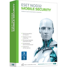 Антивирус ESET NOD32 Mobile Security 3 устройства на 1 год