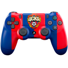 Геймпад для консоли PS4 PlayStation 4 Rainbo DualShock 4 ЦСКА "Красно-Синий"