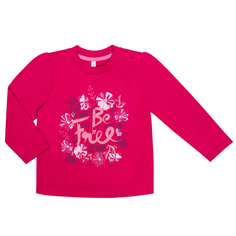 Футболка с длинным рукавом для девочки Barkito «Пандочка 1», вишневая
