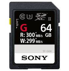 Карта памяти 64Gb - Sony Secure Digital XC UHS-II Class 10 SF-G64