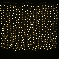 Гирлянда Luazon Занавес Ежики 2x1.5m LED-360-220V Warm White 2361727