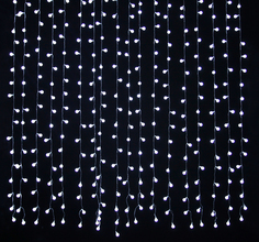 Гирлянда Luazon Занавес Шарики 2x1.5m LED-360-220V White 2361721