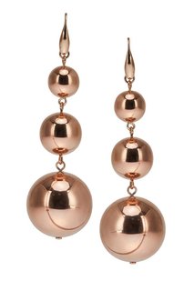Золотистые серьги-сферы Isabel Marant