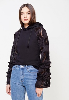 Худи LOST INK CHIFFON RUFFLE HOODY