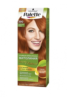 Крем-краска для волос Palette ФИТОЛИНИЯ 390 Светлая медь, 110 мл