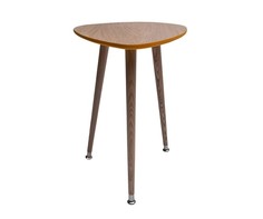 Приставной столик капля (woodi) оранжевый 43.0x57.0x50.0 см.