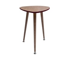 Приставной столик капля (woodi) красный 43.0x57.0x50.0 см.