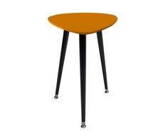 Приставной столик капля (woodi) оранжевый 43.0x57.0x50.0 см.