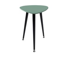 Приставной столик капля (woodi) зеленый 43.0x57.0x50.0 см.