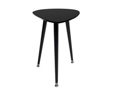 Приставной столик капля (woodi) черный 43.0x57.0x50.0 см.