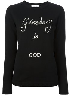 джемпер `Ginsberg is God` Bella Freud