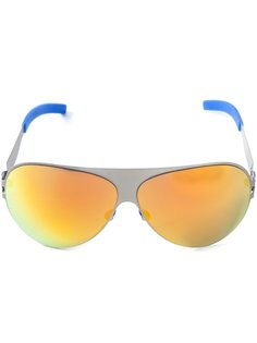 зеркальные солнцезащитные очки Mykita