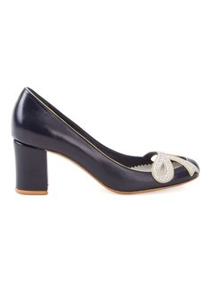 leather pumps Sarah Chofakian