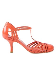 strappy pumps Sarah Chofakian