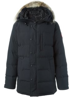 пуховик с оторочкой мехом койота Canada Goose