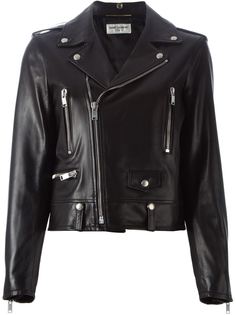классическая байкерская куртка  Saint Laurent