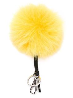 багажная бирка с помпоном Fendi