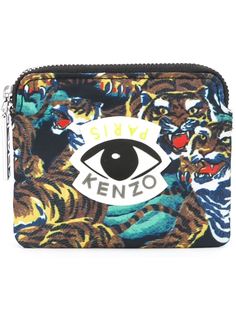 кошелек для монет с логотипом Kenzo