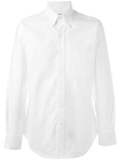 рубашка с заплаткой с логотипом Thom Browne