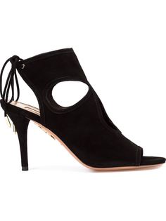 босоножки на шпильках со шнуровкой Aquazzura