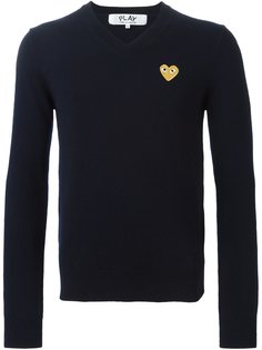 свитер с вышивкой логотипа  Comme Des Garçons Play