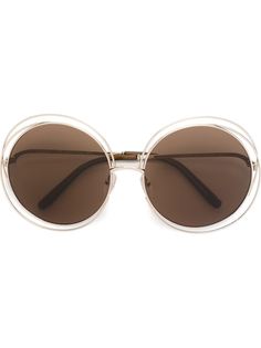 солнцезащитные очки в круглой оправе Carlina Chloé Eyewear