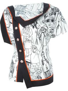 рубашка с графическим принтом Emilio Pucci