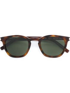 черепаховые солнцезащитные очки Saint Laurent Eyewear