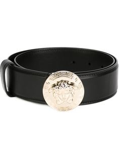 ремень с круглой пряжкой Medusa Versace
