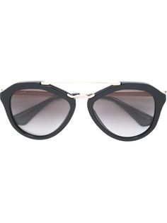 солнцезащитные очки в D-оправе  Prada Eyewear