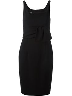 платье с оборками  Moschino