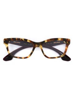 очки в декорированной оправе Miu Miu Eyewear