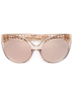 солнцезащитные очки с оправой "кошачий глаз" Linda Farrow