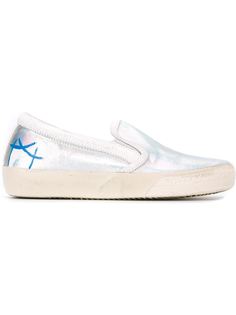 кеды-слипон с отделкой металлик Philippe Model