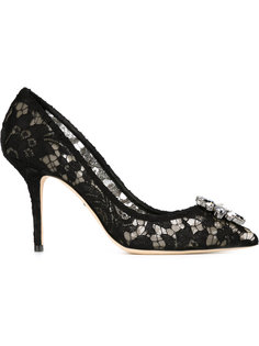 декорированные туфли из кружева Dolce & Gabbana