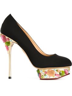 декорированные туфли Dolly Charlotte Olympia