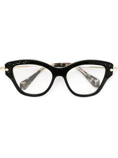 очки с оправой "кошачий глаз" Miu Miu Eyewear