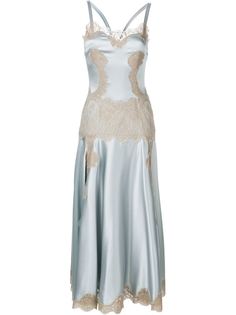 платье с кружевной отделкой Dolce & Gabbana