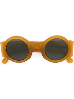 солнцезащитные очки в круглой оправе Linda Farrow