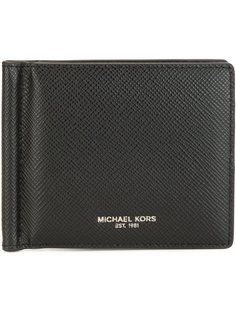 бумажник с золотистым логотипом Michael Kors