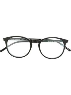 очки в круглой оправе Saint Laurent Eyewear