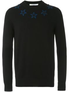 свитер с вышивкой звезд  Givenchy