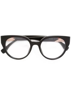 очки в круглой оправе Fendi Eyewear